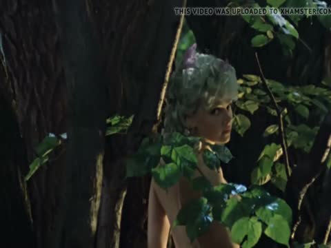 Елена Валюшкина голая в лесу